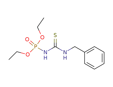 Molecular Structure of 109405-29-0 (benzylthiocarbamoyl-amidophosphoric acid diethyl ester)