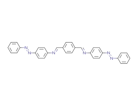 Molecular Structure of 81349-71-5 (terephthalaldehyde bis-(4-phenylazo-phenylimine))