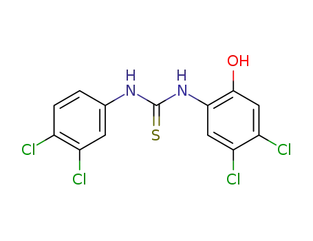 <i>N</i>-(4,5-dichloro-2-hydroxy-phenyl)-<i>N</i>'-(3,4-dichloro-phenyl)-thiourea