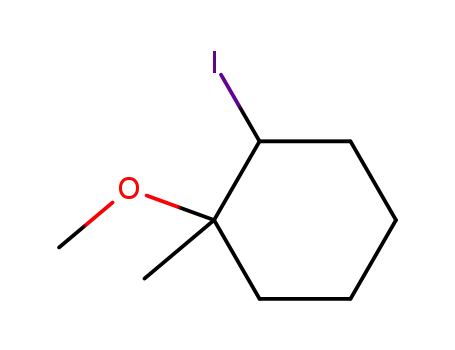 Cyclohexane, 2-iodo-1-methoxy-1-methyl-, (1R,2R)-rel-