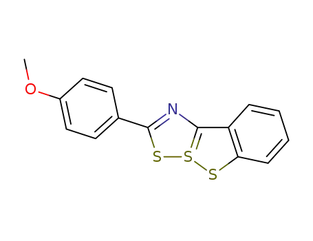 2-(4-methoxy-phenyl)-4λ<sup>4</sup>-benzo[3,4][1,2]dithiolo[1,5-<i>b</i>][1,2,4]dithiazole