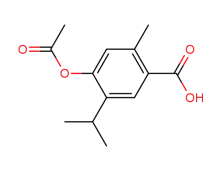 4-acetoxy-5-isopropyl-2-methyl-benzoic acid