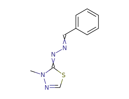 benzaldehyde 3-methyl-3<i>H</i>-[1,3,4]thiadiazol-2-ylidenehydrazone