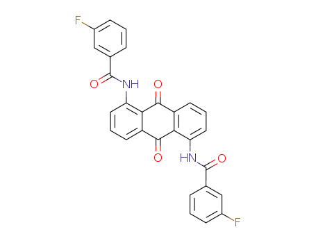 1,5-bis-(3-fluoro-benzoylamino)-anthraquinone