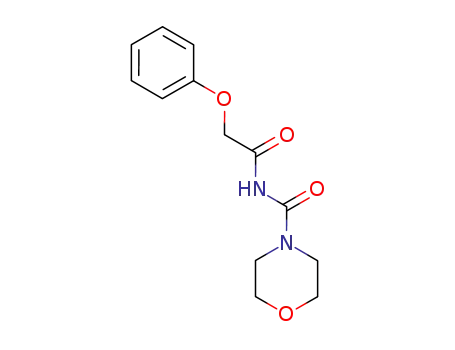 Molecular Structure of 13999-14-9 (morpholine-4-carboxylic acid 2-phenoxy-acetylamide)