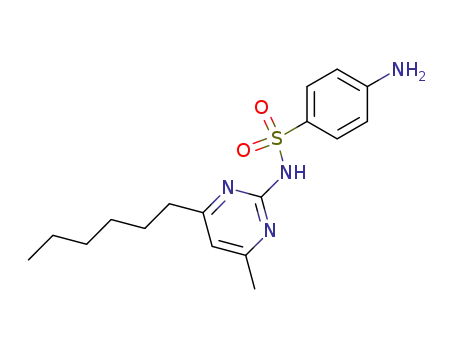 sulfanilic acid-(4-hexyl-6-methyl-pyrimidin-2-ylamide)