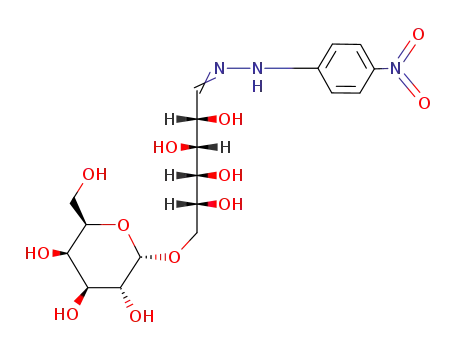 <i>O</i><sup>6</sup>-α-D-galactopyranosyl-D-glucose-(4-nitro-phenylhydrazone)