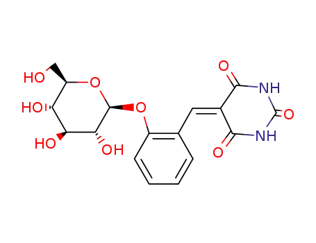 5-(2-β-D-glucopyranosyloxy-benzylidene)-barbituric acid