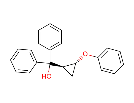(+/-)-(<i>trans</i>-2-Phenoxy-cyclopropyl)-diphenyl-methanol