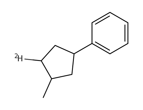 2-Deuterio-1-methyl-4-phenylcylopentan