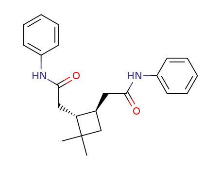 ((1<i>R</i>)-3,3-dimethyl-cyclobutane-1<i>r</i>,2<i>t</i>-diyl)-di-acetic acid-dianilide