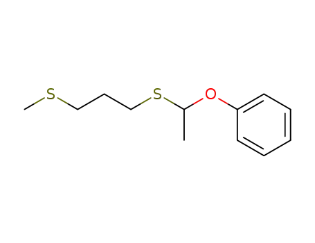 Molecular Structure of 69824-28-8 ([1-(3-Methylsulfanyl-propylsulfanyl)-ethoxy]-benzene)