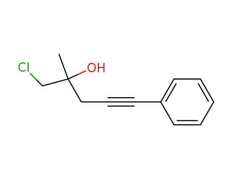 1-Chlor-2-methyl-5-phenylpent-4-in-2-ol