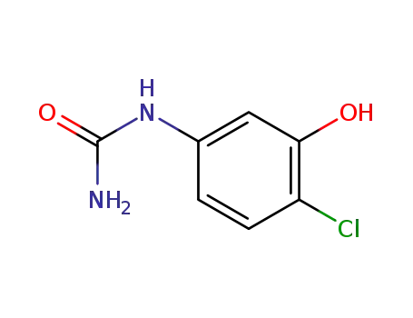 Molecular Structure of 28443-47-2 (Urea, (4-chloro-3-hydroxyphenyl)-)
