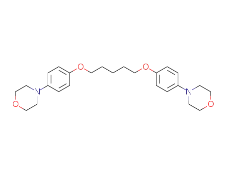 Molecular Structure of 118952-02-6 (1,5-bis-(4-morpholino-phenoxy)-pentane)