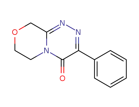 Molecular Structure of 36214-35-4 (3-phenyl-6,7-dihydro-9<i>H</i>-[1,4]oxazino[3,4-<i>c</i>][1,2,4]triazin-4-one)