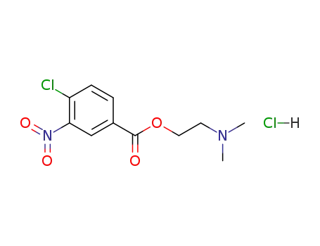4-chloro-3-nitro-benzoic acid-(2-dimethylamino-ethyl ester); hydrochloride