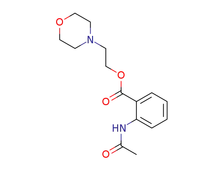 2-acetylamino-benzoic acid 2-morpholin-4-yl-ethyl ester