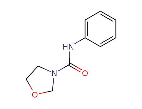 Molecular Structure of 3672-57-9 (oxazolidine-3-carboxylic acid anilide)