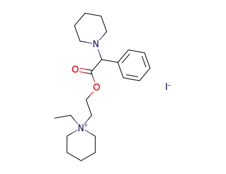 1-ethyl-1-[2-(phenyl-piperidino-acetoxy)-ethyl]-piperidinium; iodide