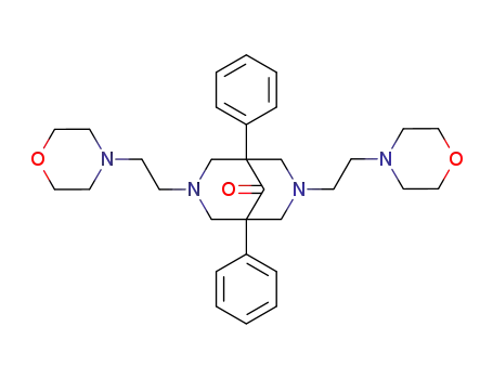 3,7-bis-(2-morpholin-4-yl-ethyl)-1,5-diphenyl-3,7-diaza-bicyclo[3.3.1]nonan-9-one