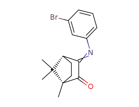(+/-)-3-((Ξ)-3-bromo-phenylimino)-bornan-2-one