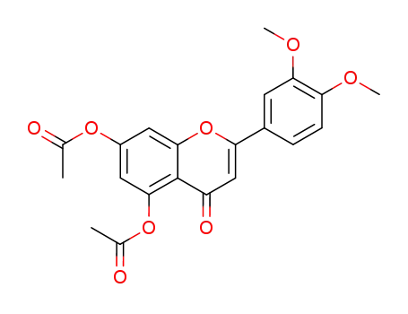 5,7-diacetoxy-2-(3,4-dimethoxy-phenyl)-chromen-4-one