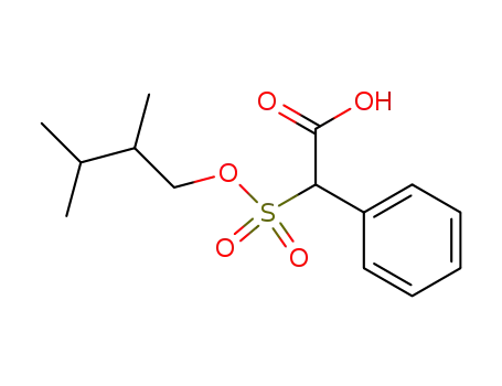 Molecular Structure of 55504-67-1 ((2,3-Dimethyl-butoxysulfonyl)-phenyl-acetic acid)