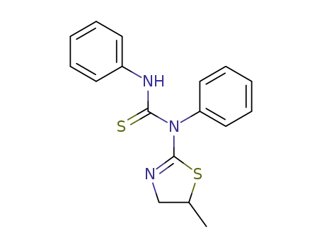 1-(5-methyl-4,5-dihydro-thiazol-2-yl)-1,3-diphenyl-thiourea