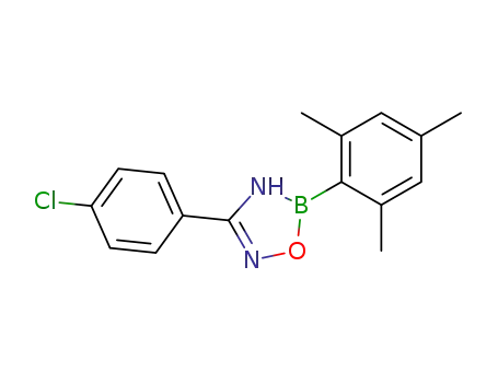 4-(4-chloro-phenyl)-2-(2,4,6-trimethyl-phenyl)-2,3-dihydro-[1,3,5,2]oxadiazaborole