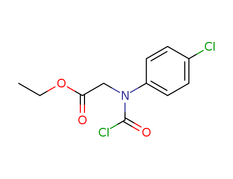 Glycine, N-(chlorocarbonyl)-N-(4-chlorophenyl)-, ethyl ester