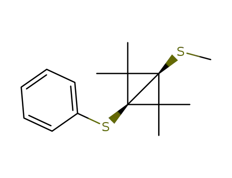 2,2,4,4-Tetramethyl-3-methylthio-3-phenylthiobicyclo<1.1.0>butan