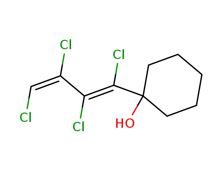 1-(1-Hydroxy-cyclohex-1-yl)-1,2,3,4-tetrachlor-buta-1,3-dien