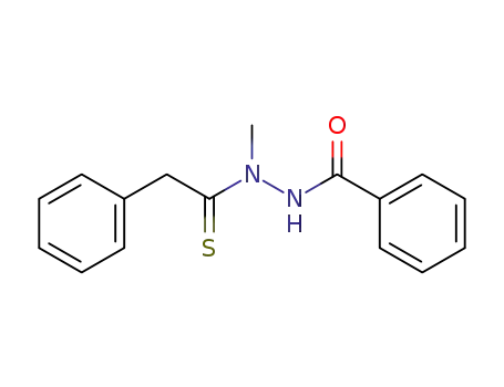 Benzoic acid N'-methyl-N'-(2-phenyl-thioacetyl)-hydrazide
