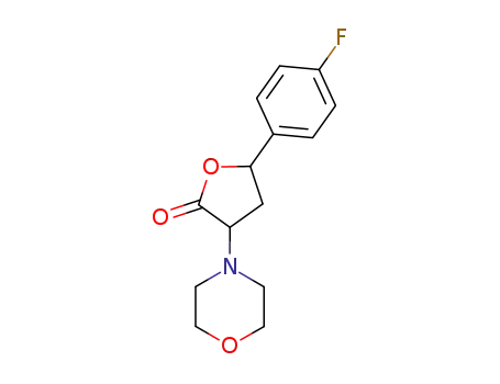 5-(4-fluoro-phenyl)-3-morpholin-4-yl-dihydro-furan-2-one
