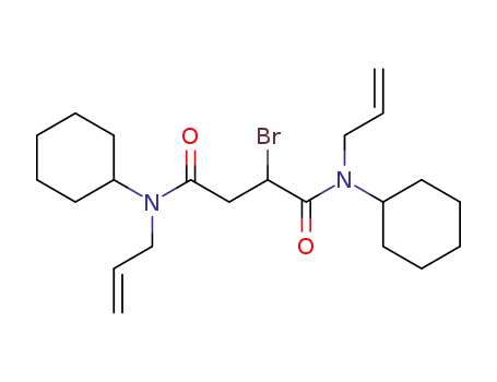N<sup>1</sup>,N<sup>4</sup>-Diallyl-2-bromo-N<sup>1</sup>,N<sup>4</sup>-dicyclohexyl-succinamide