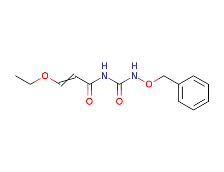 N-(3-Ethoxy-acryloyl)-N'-benzyloxy-harnstoff