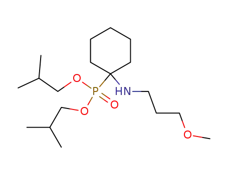 Molecular Structure of 30992-86-0 ([1-(3-Methoxy-propylamino)-cyclohexyl]-phosphonic acid diisobutyl ester)