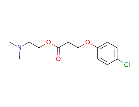 3-<4-Chlorphenoxy>-propionsaeure-S-<2-dimethylaminoethylester>