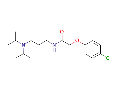 <4-Chlorphenoxy>-essigsaeure-<3-diisopropylaminopropylamid>