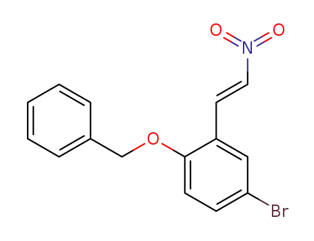 2-Benzyloxy-5-brom-β-nitrostyrol
