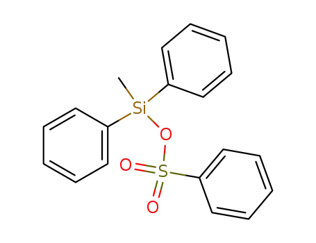 Molecular Structure of 10090-04-7 ((Methyl-diphenyl-silyl)-benzolsulfonat)