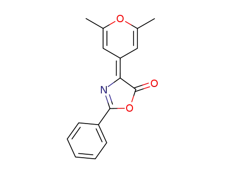 4-(2,6-dimethyl-pyran-4-ylidene)-2-phenyl-4<i>H</i>-oxazol-5-one