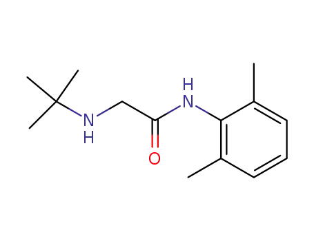 Molecular Structure of 50666-69-8 (Acetamide, 2-[(1,1-dimethylethyl)amino]-N-(2,6-dimethylphenyl)-)