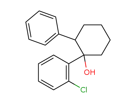 Molecular Structure of 21711-57-9 (1-o-Chlorphenyl-2-phenylcyclohexanol)