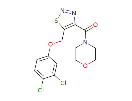 4-[5-(3,4-dichloro-phenoxymethyl)-[1,2,3]thiadiazole-4-carbonyl]-morpholine