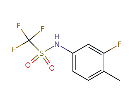 C,C,C-Trifluoro-N-(3-fluoro-4-methyl-phenyl)-methanesulfonamide