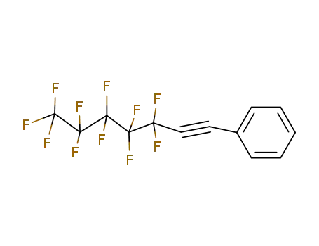 Molecular Structure of 52717-08-5 (1-Perfluoro-n-amyl-2-phenylacetylen)