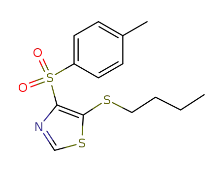 Thiazole, 5-(butylthio)-4-[(4-methylphenyl)sulfonyl]-