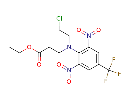 N-(2-Ethoxycarbonyl-ethyl)-N-(2-chlorethyl)-2,6-dinitro-4-(trifluormethyl)anilin